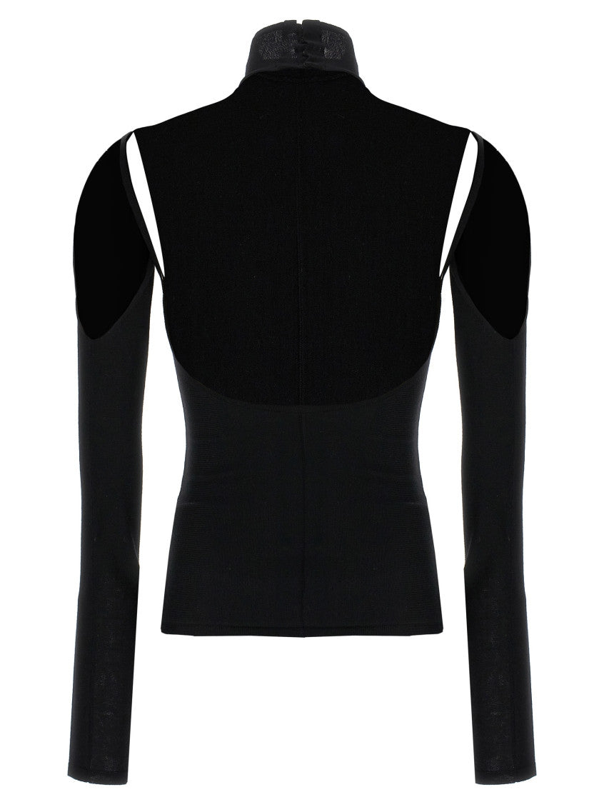 Black Highneck Top 2