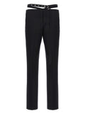 Black Belt detail trousers 1