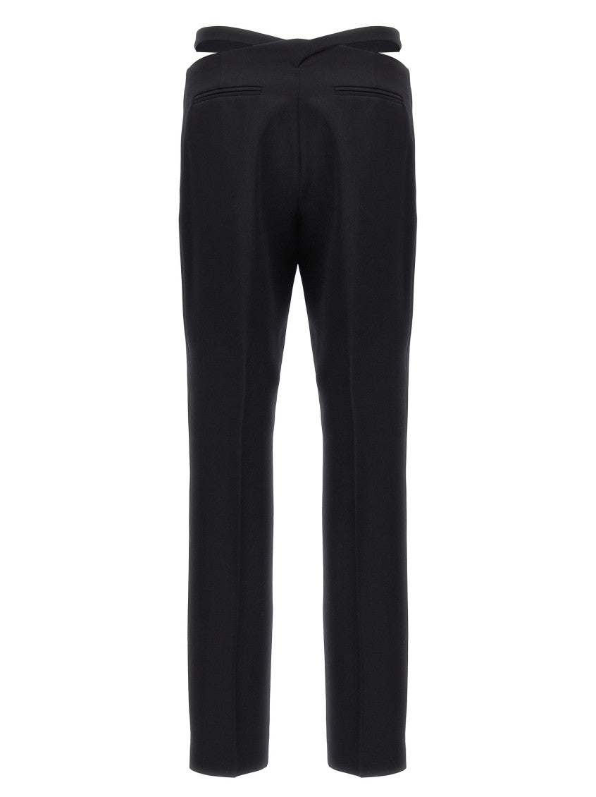 Black Belt detail trousers 2