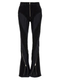Black Flared High Rise Jeans 1