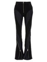 Black Flared High Rise Jeans 1