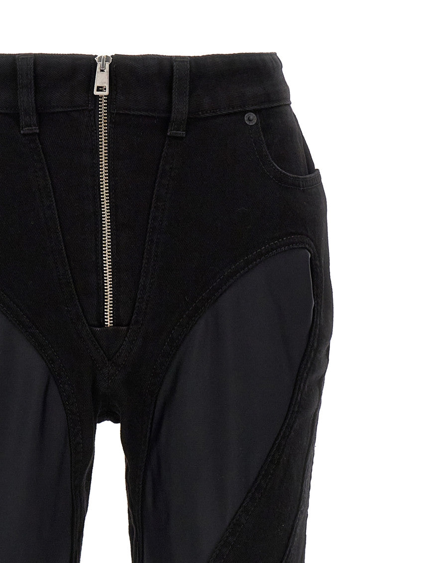 Black Flared High Rise Jeans 3