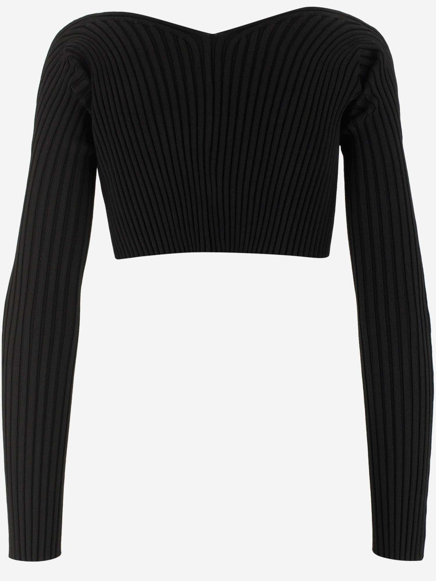 Black Logo Cardigan 2