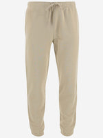 Beige Logo Joggers 1