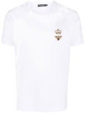 White Logo cotton t-shirt 1