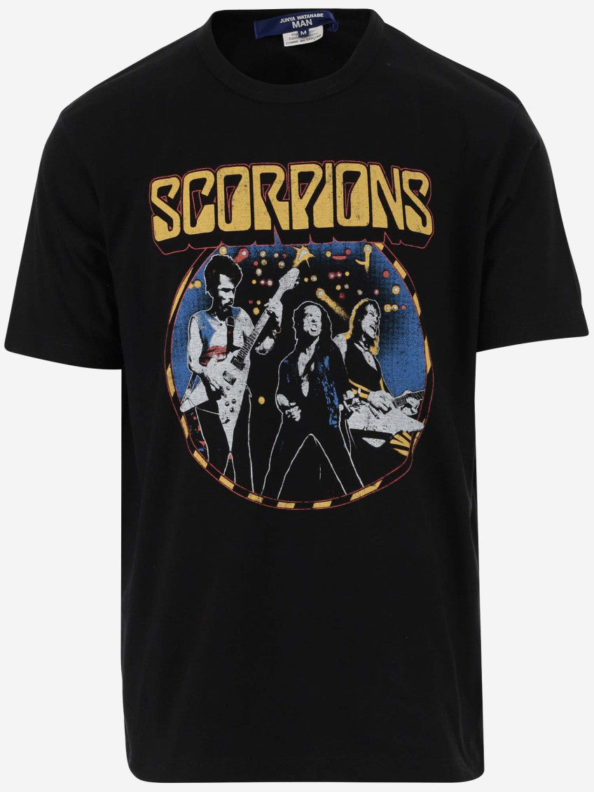 Multicolor SCORPIONS PRINT COTTON T-SHIRT 1