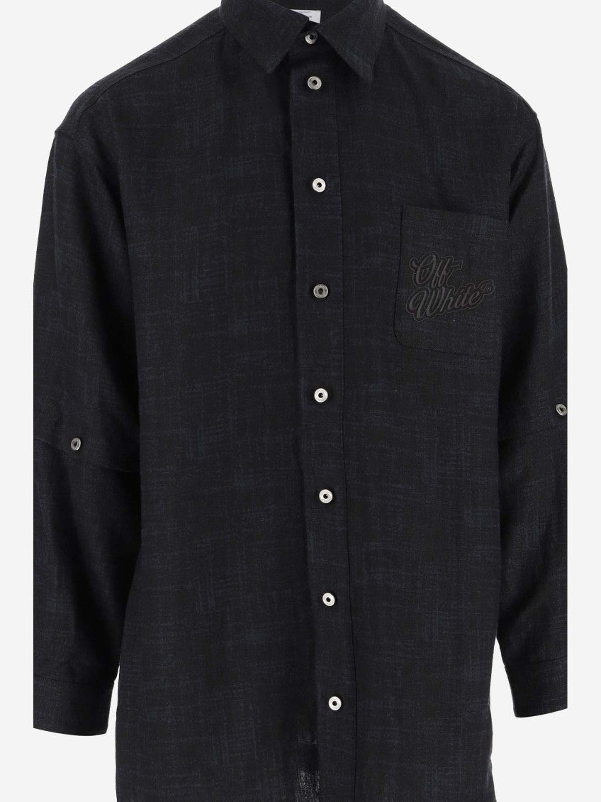 Black LINEN SHIRT 3