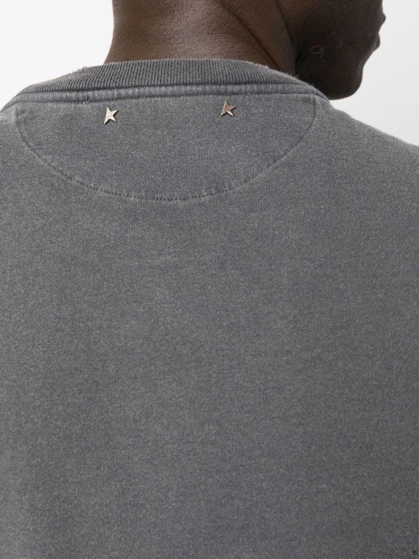 Grey Crewneck Printed T-Shirt 9