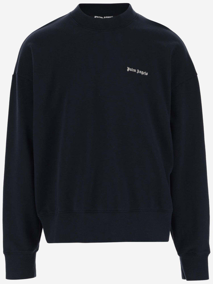Navy Blue Logo Sweatshirt 1