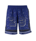 Blue Bandana Swim Shorts 1