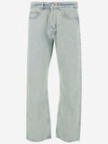 Light Blue Straight Leg Jeans 1