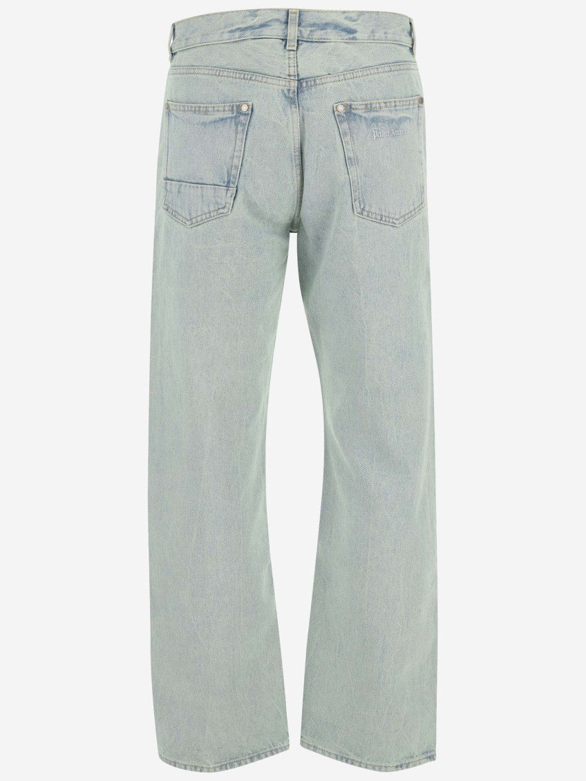 Light Blue Straight Leg Jeans 2