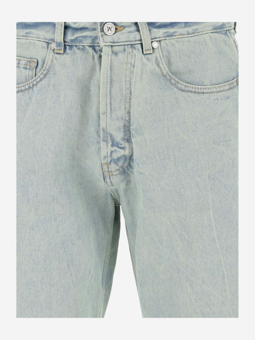 Light Blue Straight Leg Jeans 3