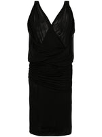 Black V-Neck Dress 1