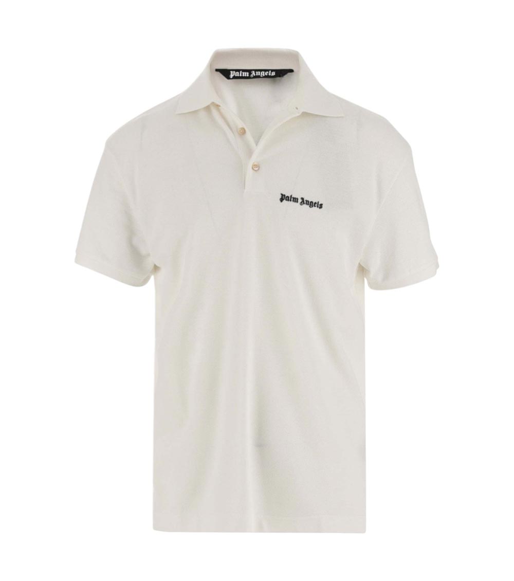 Orange COTTON POLO SHIRT WITH LOGO 1