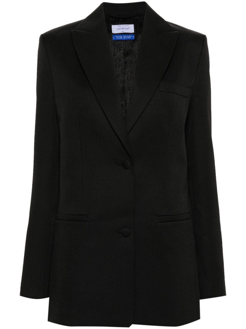 Black Wool Blazer 1