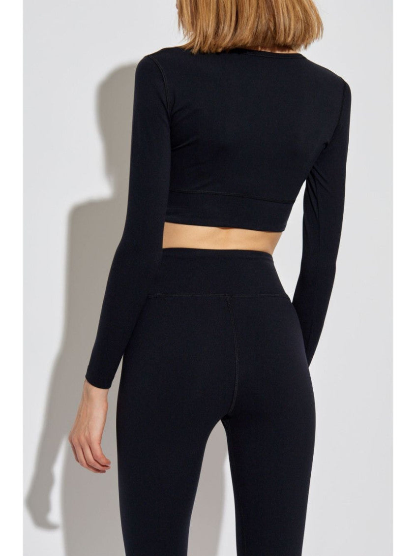 Black Logo Cropped Top 3