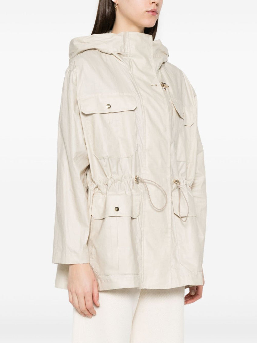 White Linen And Cotton Blend Jacket 4