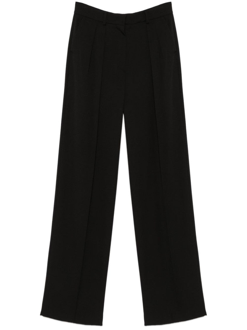 Black Straight-leg Trousers 1