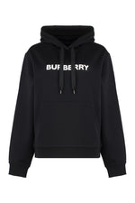 Black Logo Print Hoodie 1