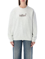 Light Grey Crew Neck Logo Sweatshirt 1