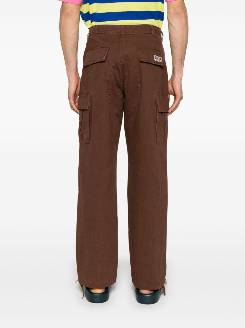 Brown Logo Cargo Trousers 3