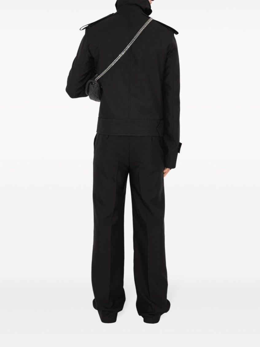 Black Logo Wide Pants 2
