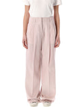 Natural Wool Wide Leg Pants 1