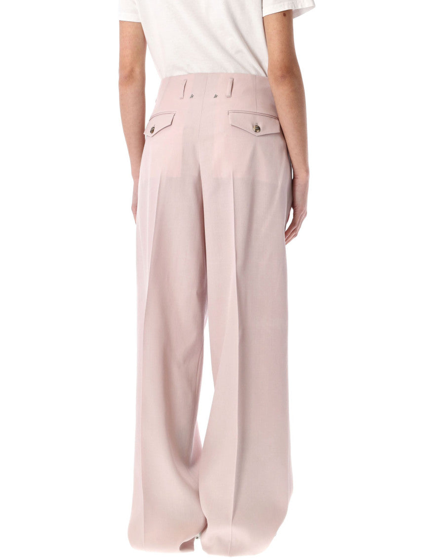 Natural Wool Wide Leg Pants 2