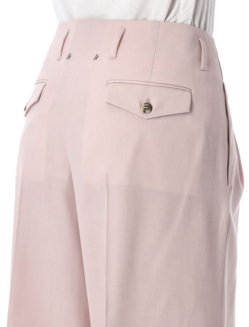 Natural Wool Wide Leg Pants 3