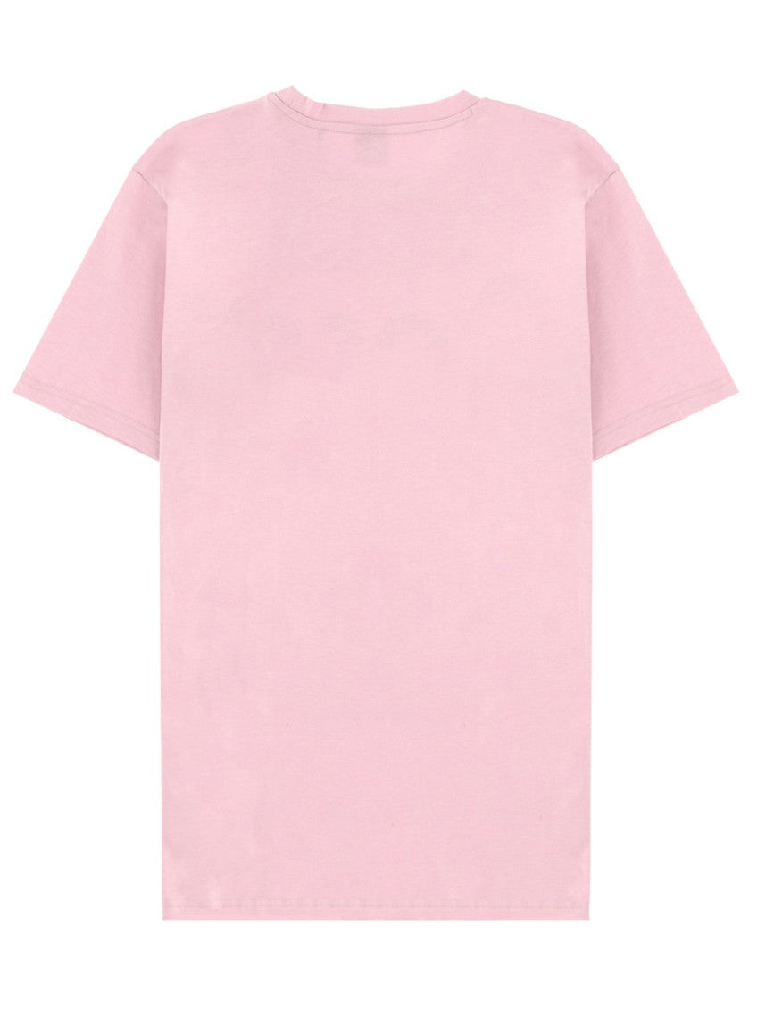 Pink Crew Neck T-Shirt 2