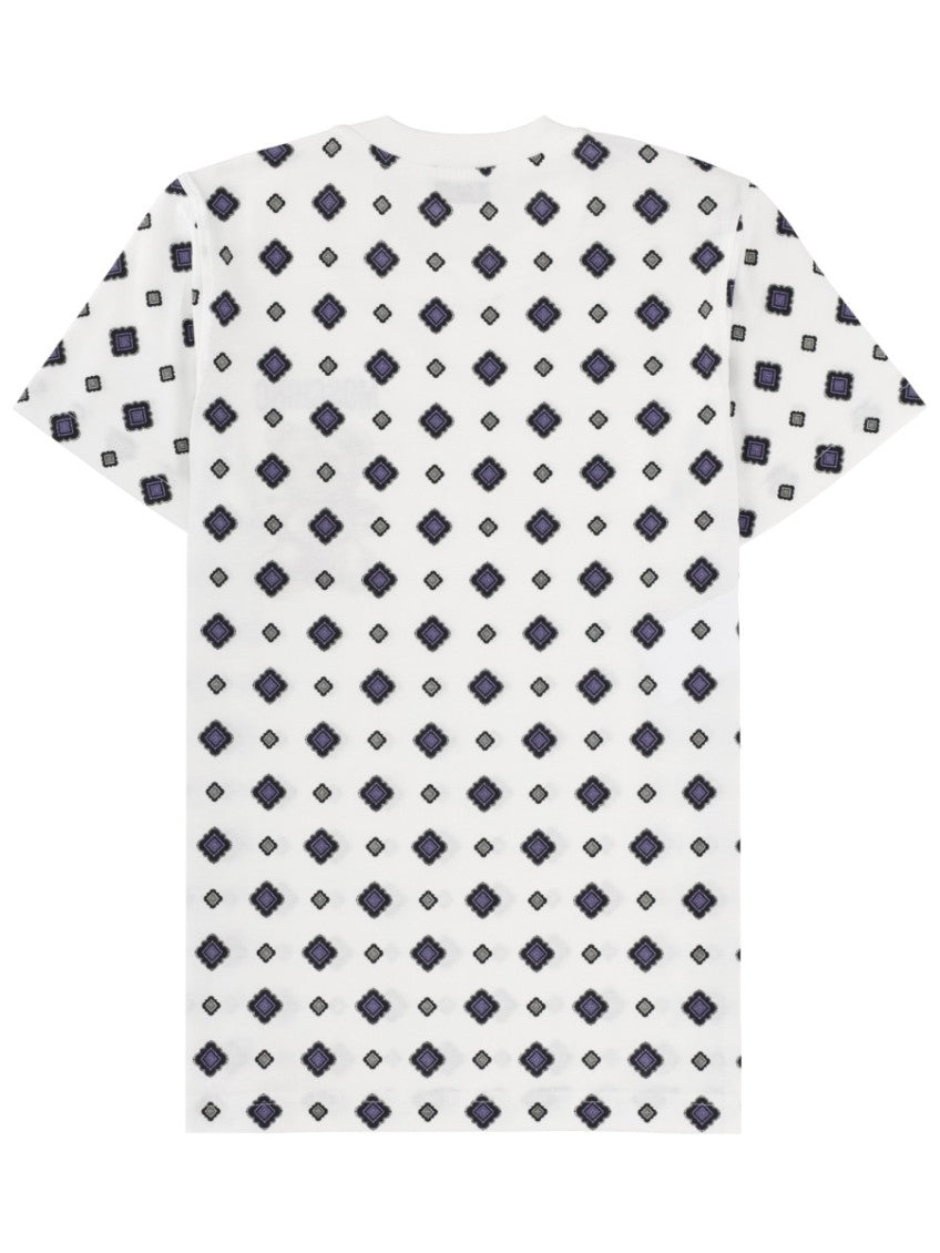 White Printed Crew Neck T-Shirt 2