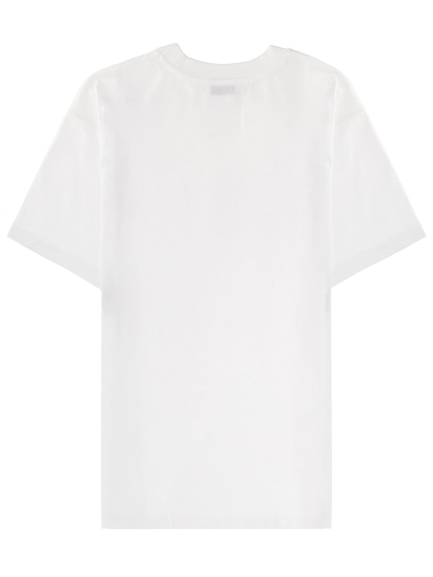 White Logo Crew Neck T-Shirt 2