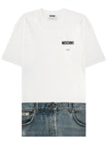 White Logo Crew Neck T-Shirt 1