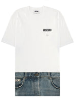 White Logo Crew Neck T-Shirt 1