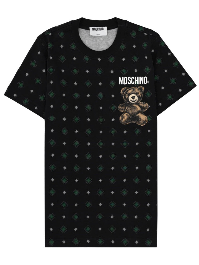 Black Graphic Crew Neck T-Shirt 1