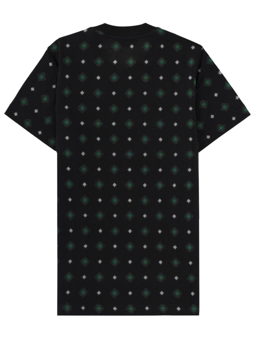 Black Graphic Crew Neck T-Shirt 2