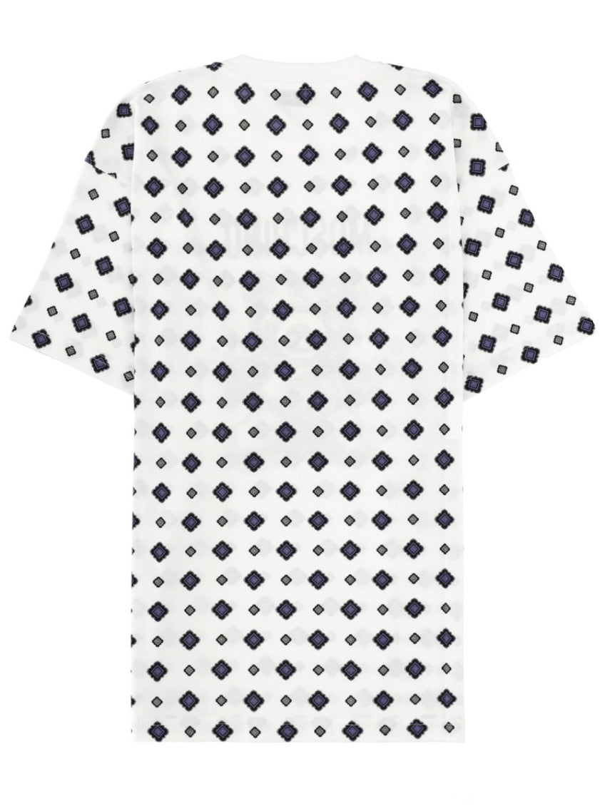 White Graphic Crew Neck T-Shirt 2