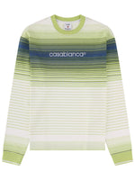 Multicolor Stripes Crew Neck T-Shirt 1