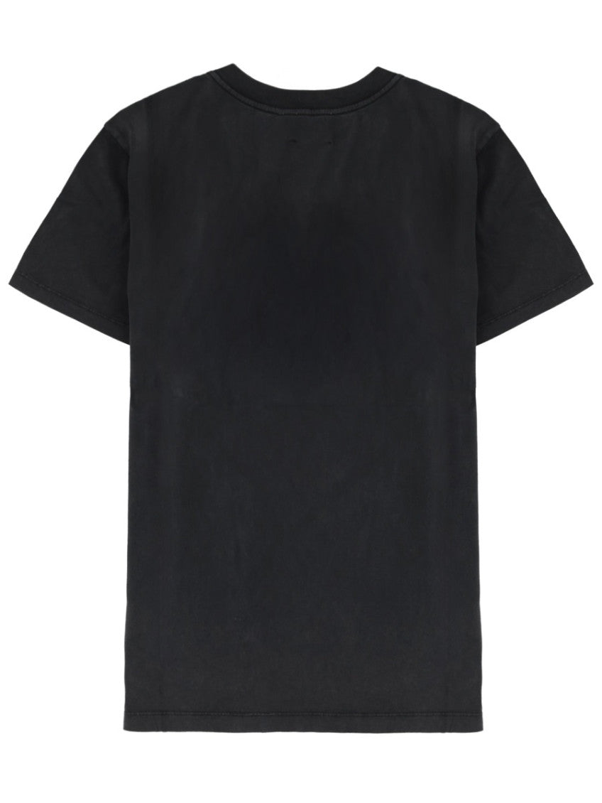 Black Graphic Crew Neck T-Shirt 2