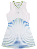 Multicolor Printed V Neck Mini Dress 1