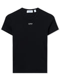 Black Logo Round Neck T-Shirt 1