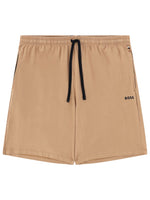 Beige Logo Shorts 1