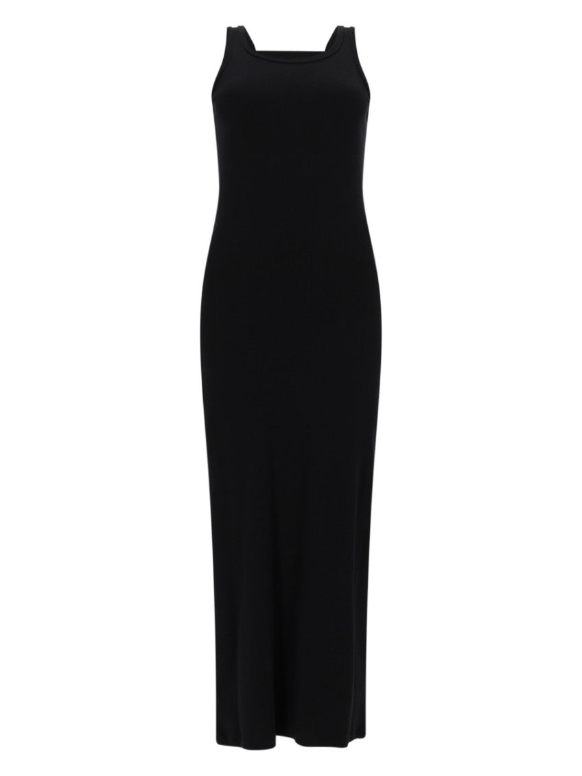 Black Square Neck Maxi Dress 1