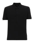 Black Solid Shirt Collar Polo 1