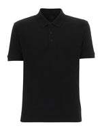 Black Solid Shirt Collar Polo 1