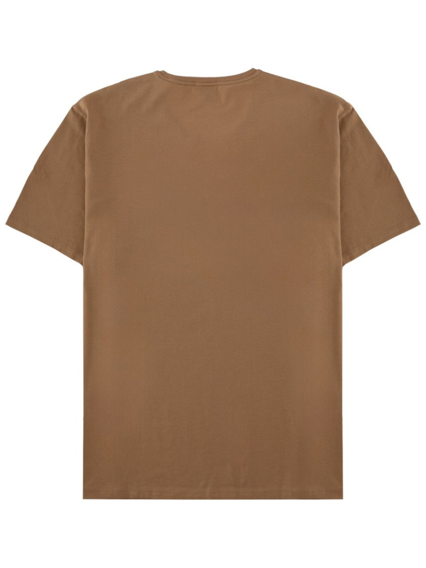 Brown Round Neck T-Shirt 2