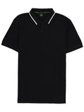 Black Logo Shirt Collar Polo 1