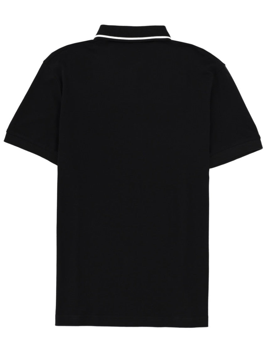 Black Logo Shirt Collar Polo 2