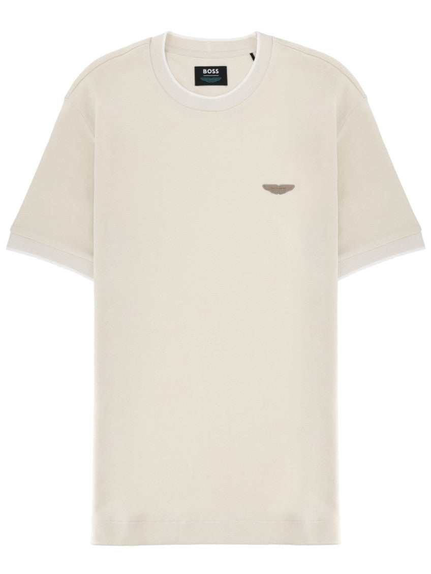 White Crew Neck T-Shirt 1